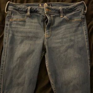 Dark denim skinny jeans